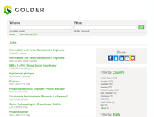 Tablet Screenshot of jobs.golder.com